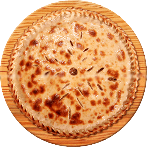 Осетинский пирог с рубленным мясом и картошкой