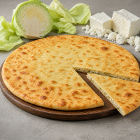 Осетинский пирог с капустой и осетинским сыром